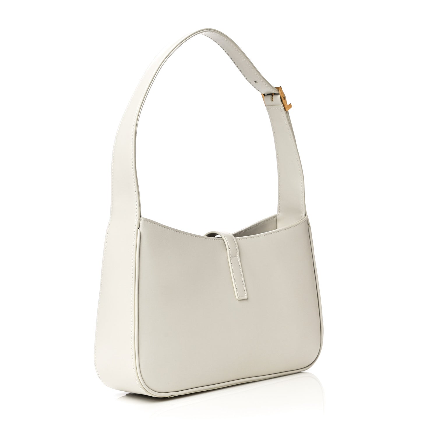 Smooth Calfskin Le 5 A 7 Hobo Blanc Vintage