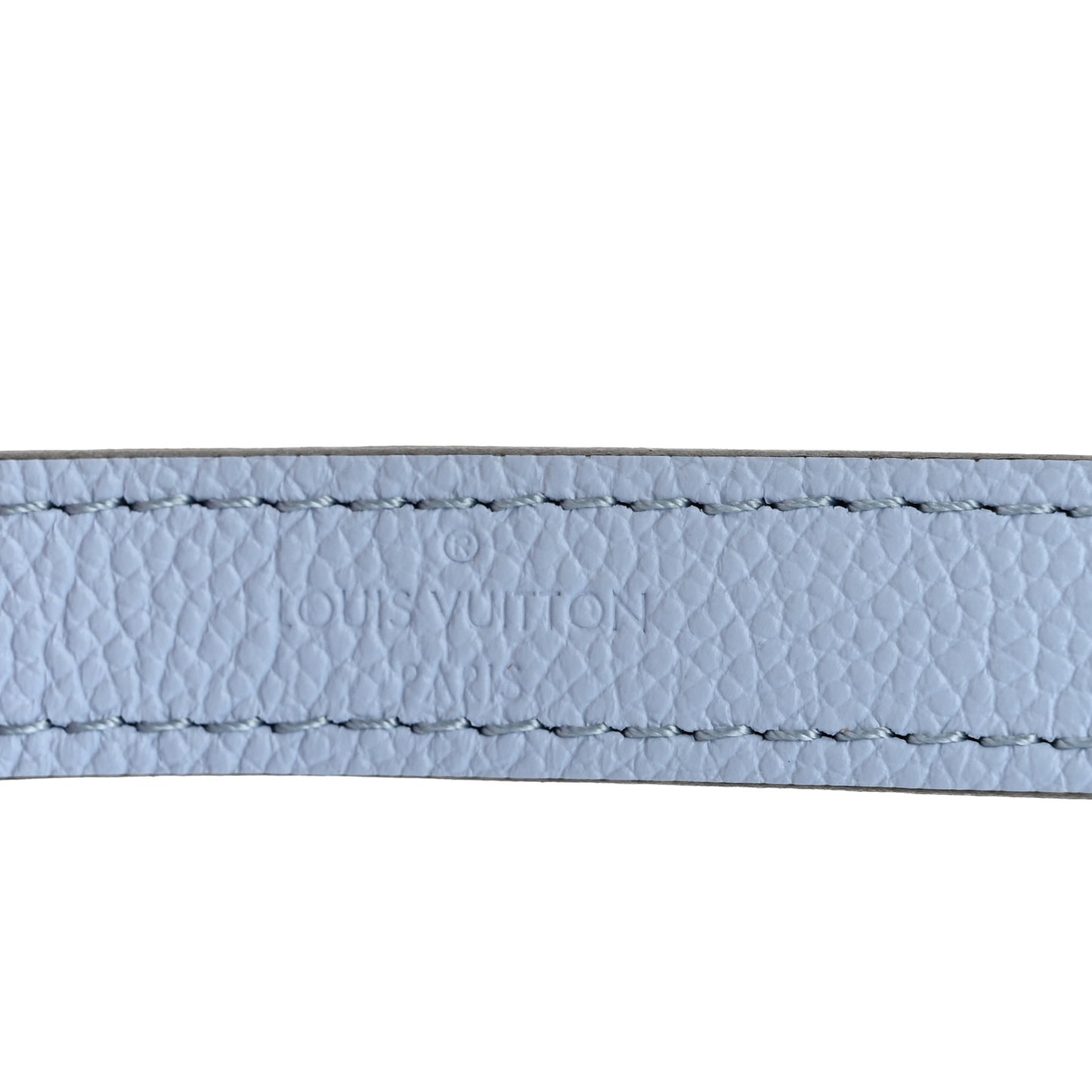 Calfskin Buci Shoulder Strap Bleu Nuage