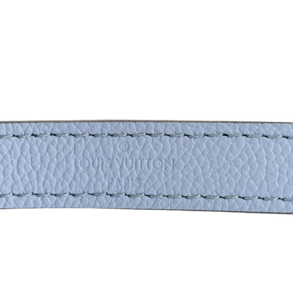 Louis Vuitton Calfskin Buci Shoulder Strap Bleu Nuage 3 of 4