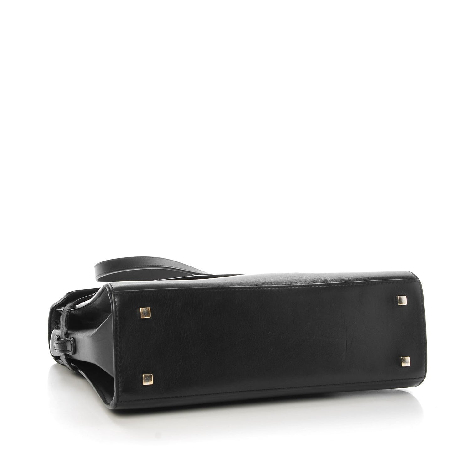 Calfskin MM Tempete Satchel Black