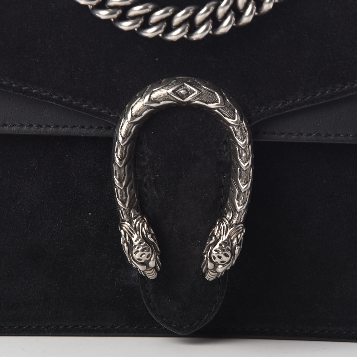 Suede Mini Dionysus Shoulder Bag Black