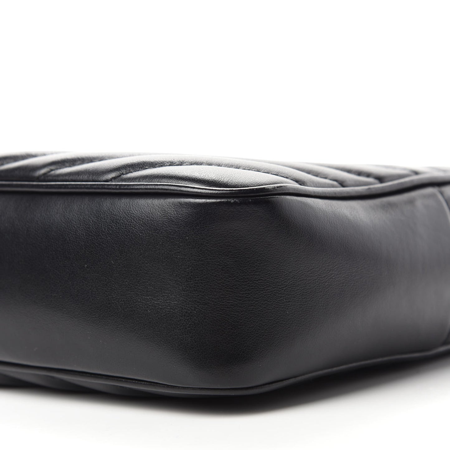 Calfskin Matelasse Monogram Lou Camera Bag Black