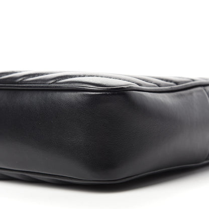 Saint Laurent Calfskin Matelasse Monogram Lou Camera Bag Black 7 of 12