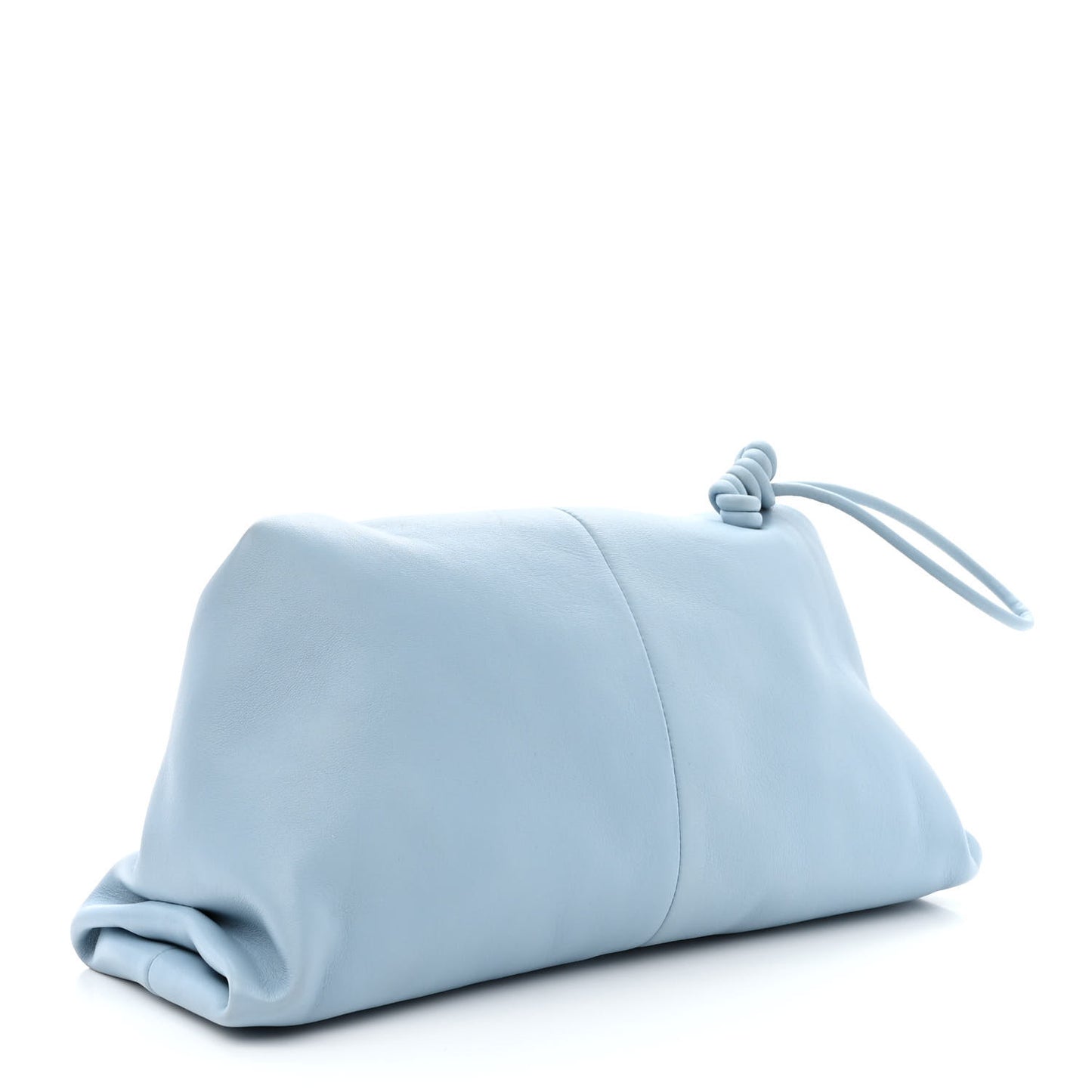 Lambskin BV Trine Clutch Ice