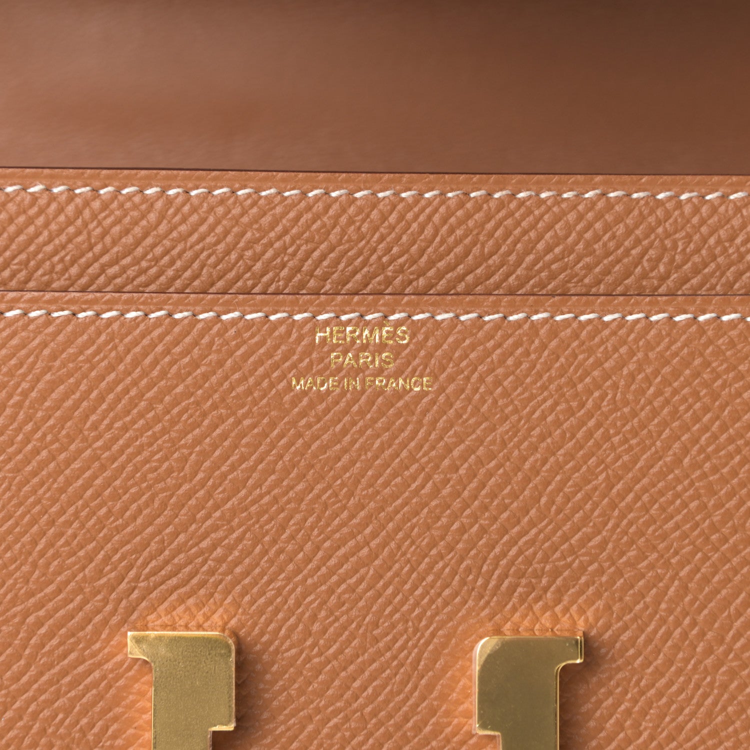 Hermes Epsom Constance Long Wallet To Go Gold 6 of 11