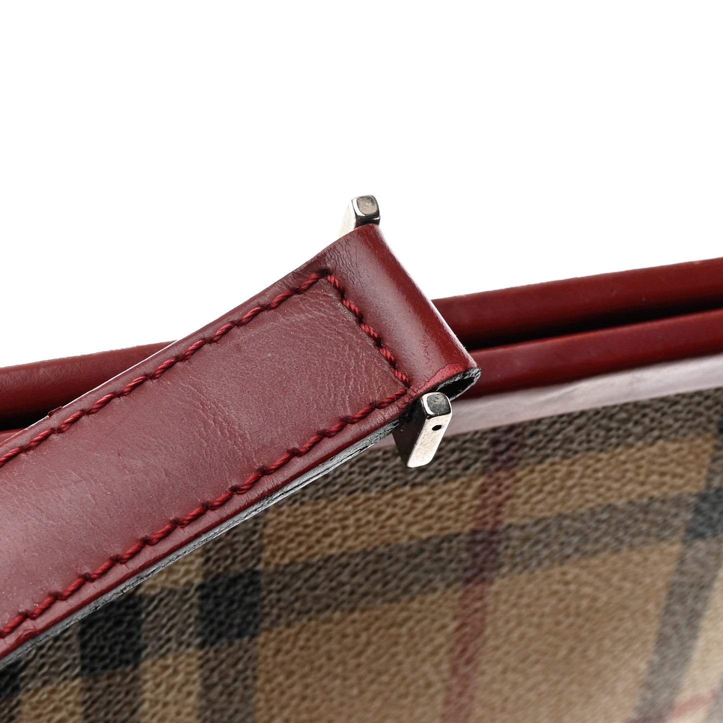 Haymarket Check Shoulder Bag Red