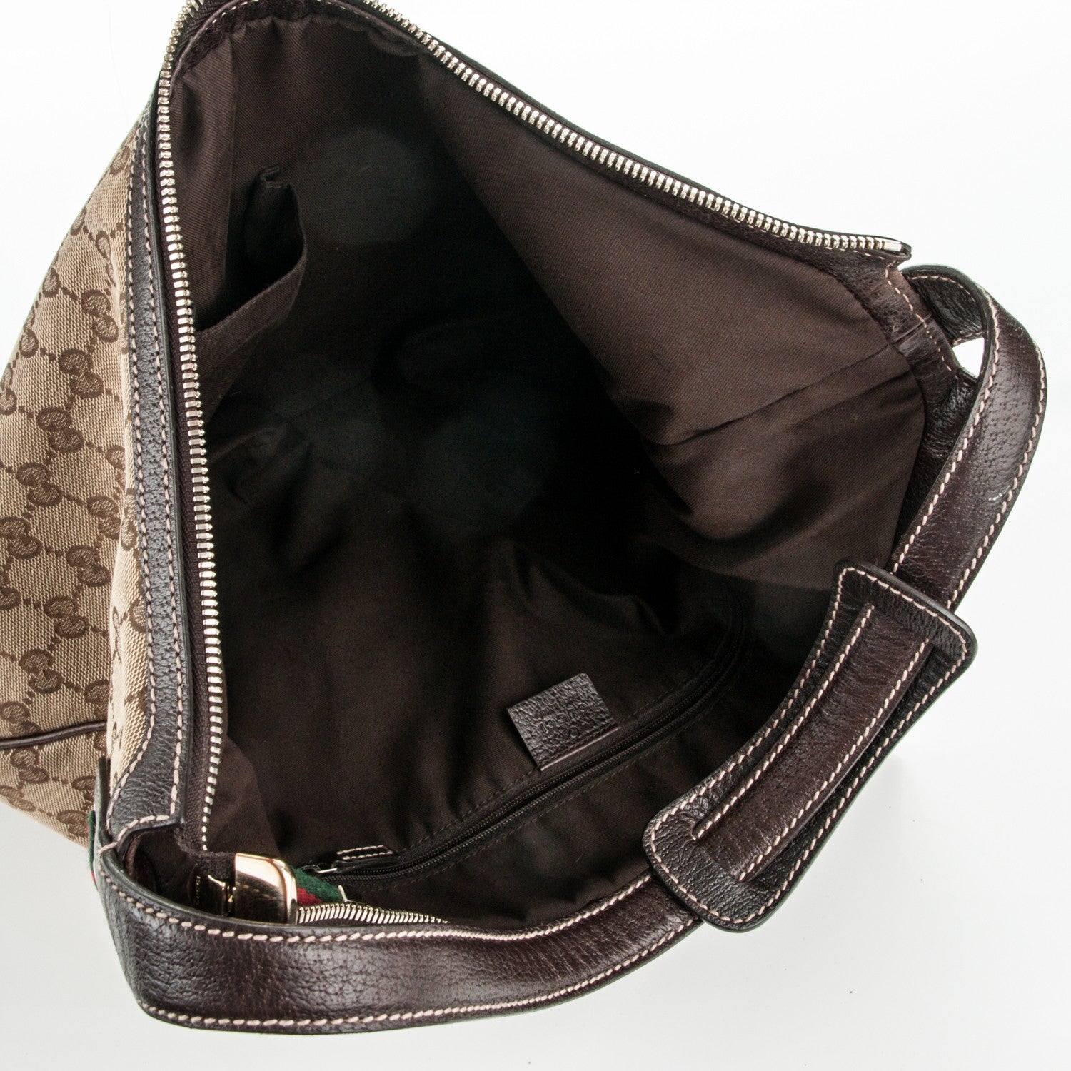 Gucci Monogram Large Princy Hobo Dark Brown 5 of 7