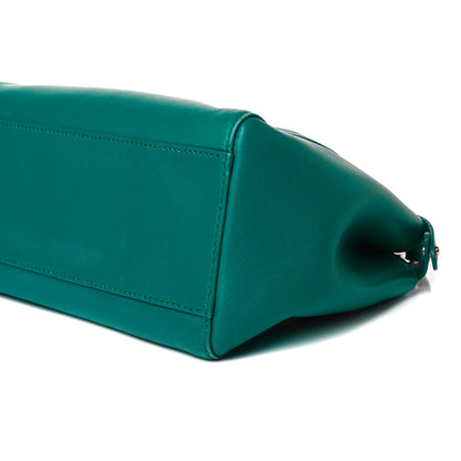 Fendi Nappa Mini Peekaboo Iconic Satchel Lago 9 of 9