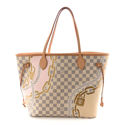 Louis Vuitton Damier Azur Nautical Neverfull MM 1 of 9