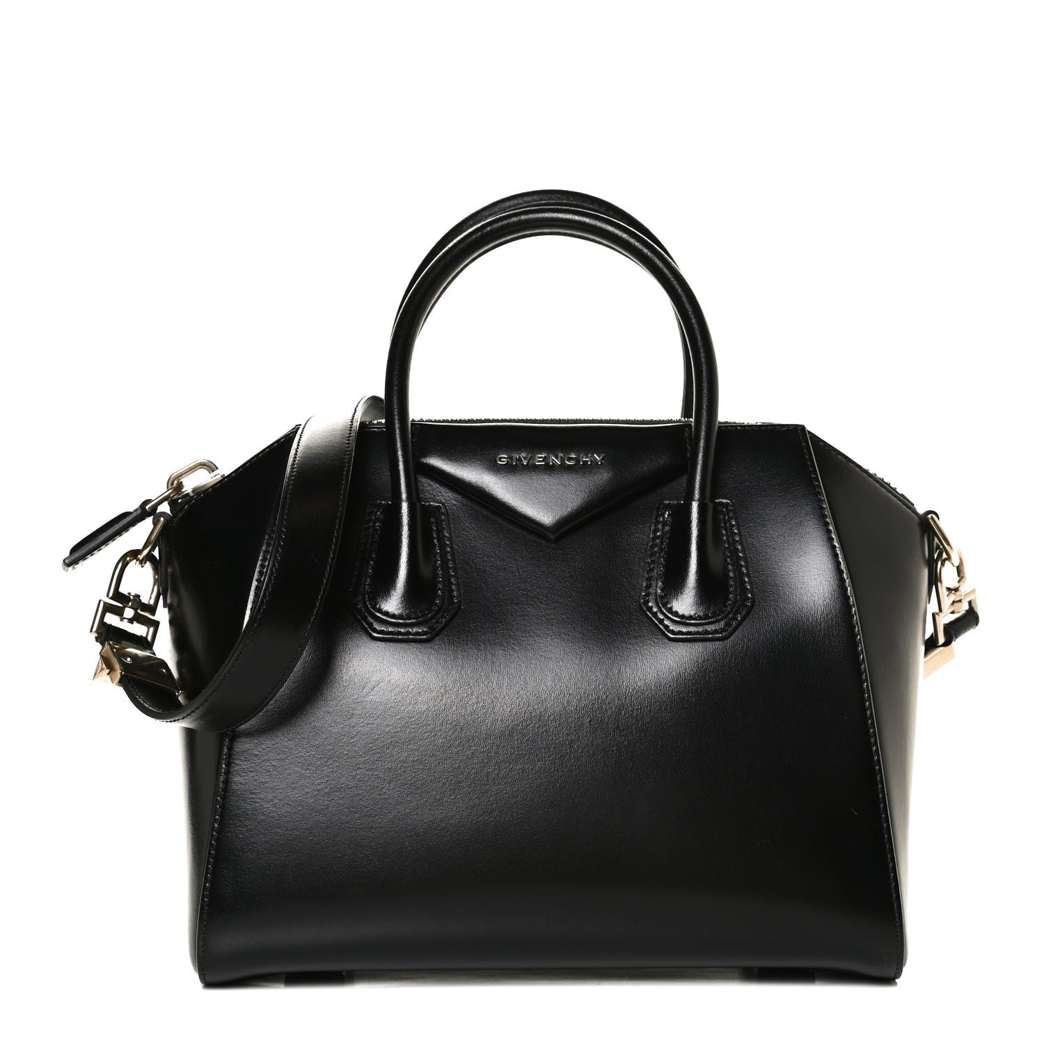 Givenchy Shiny Lord Calfskin Small Antigona Black 2 of 14