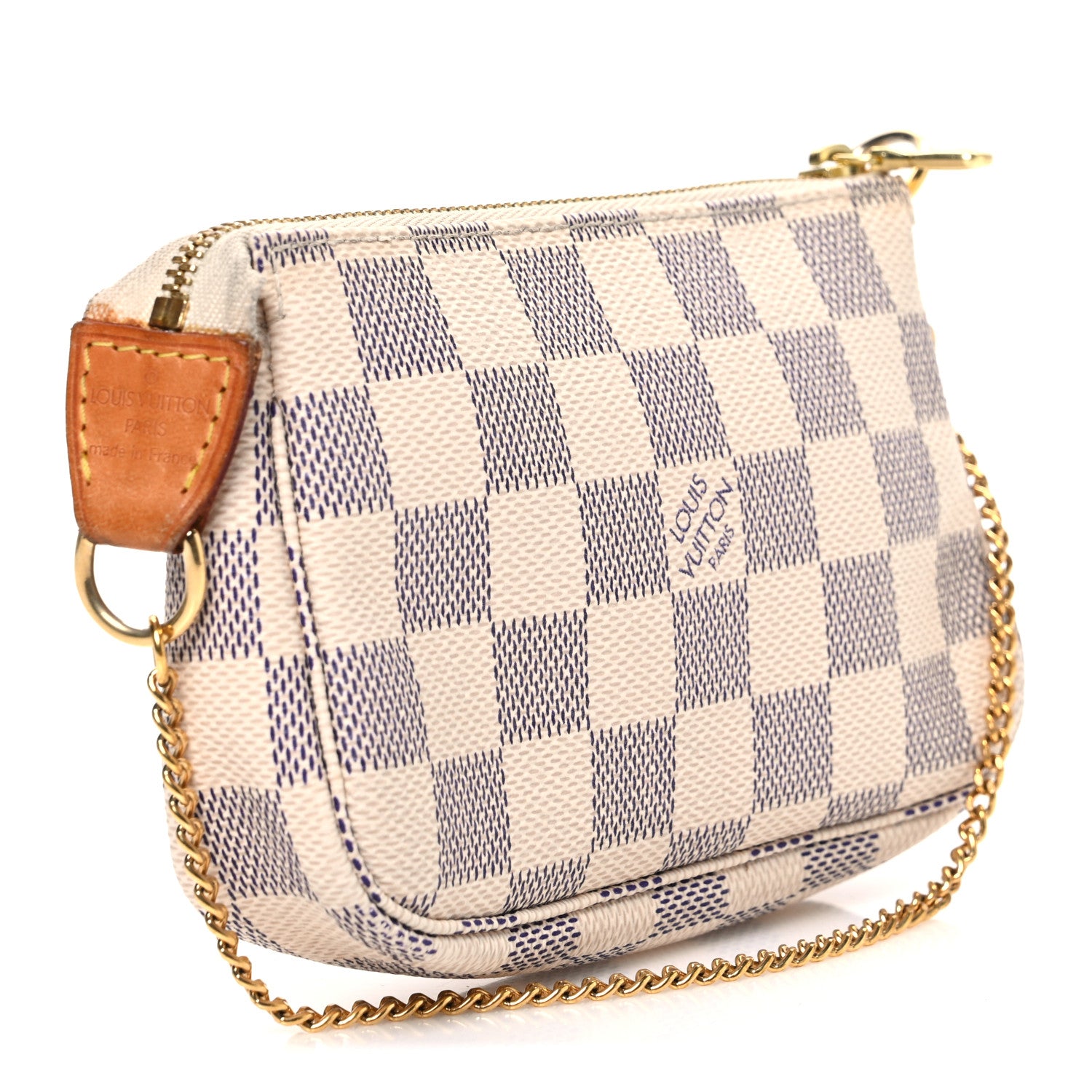 Louis Vuitton Damier Azur Mini Pochette Accessories 3 of 7