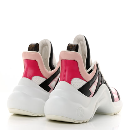 Louis Vuitton Calfskin Technical Nylon LV Archlight Sneaker 40 Rose Clair 4 of 9