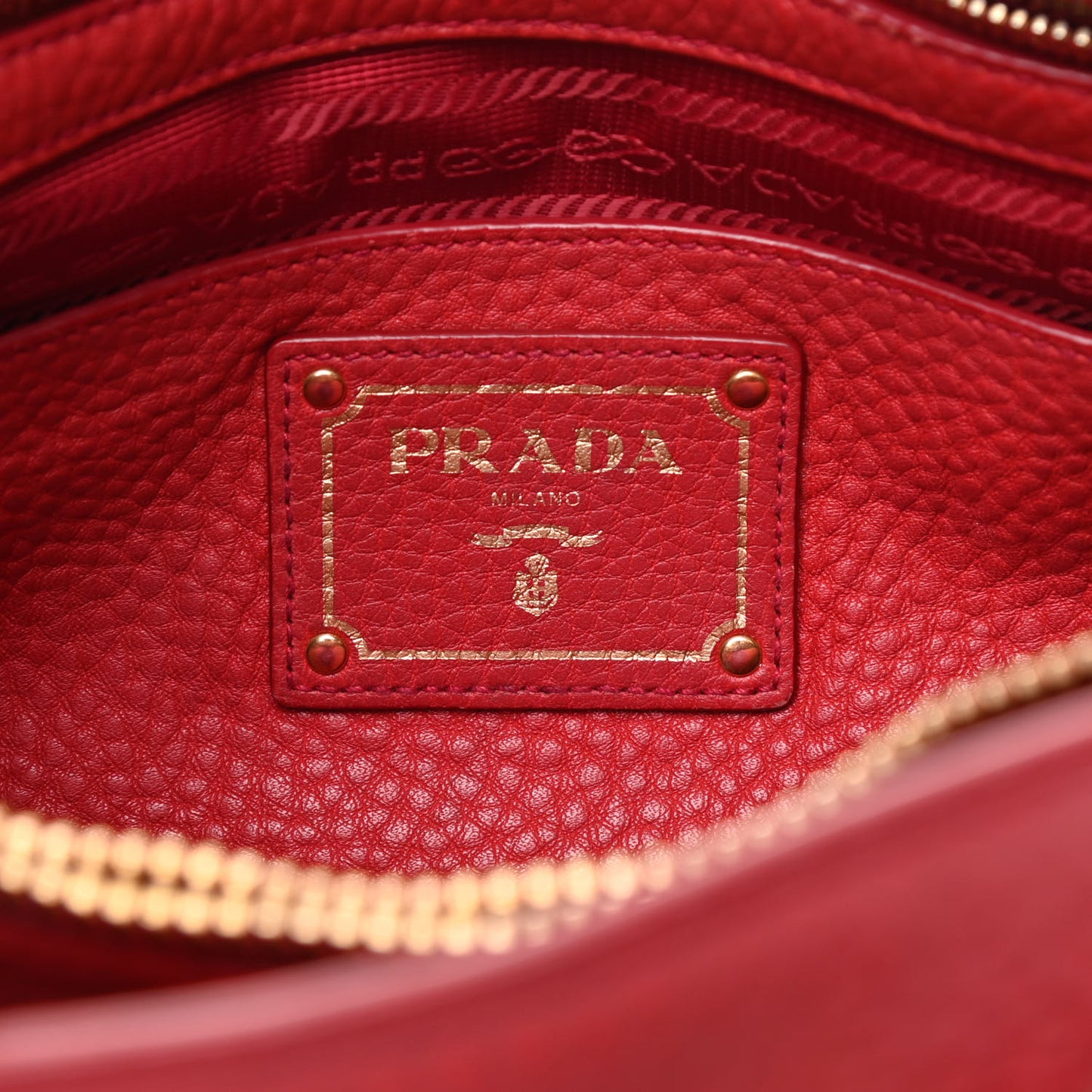 Vitello Daino Tote Rosso