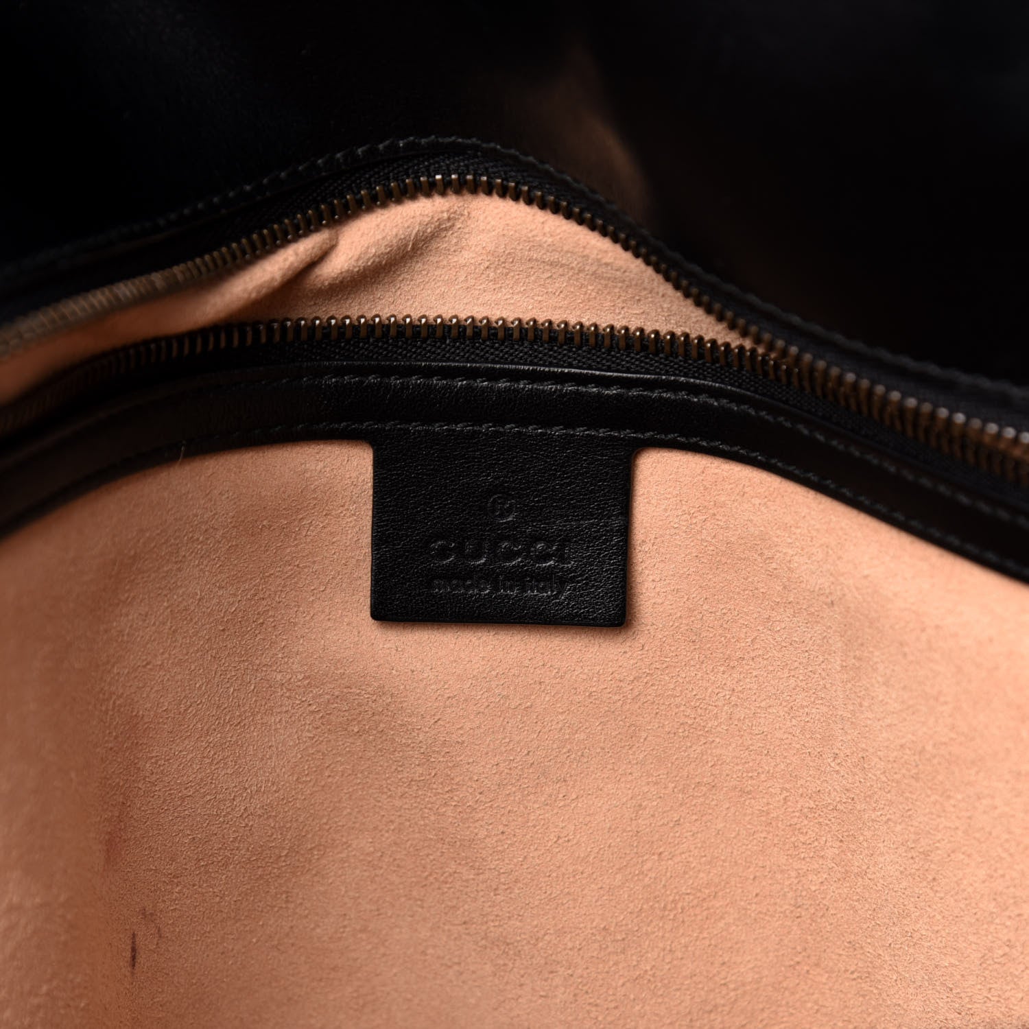 Gucci Calfskin Matelasse Large GG Marmont Shoulder Bag Black 7 of 16