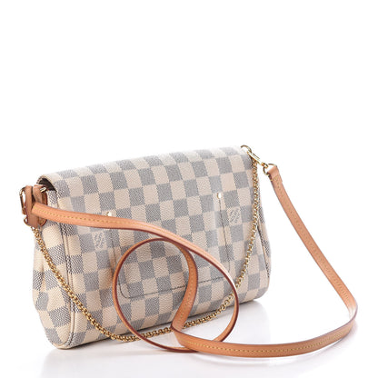 Louis Vuitton Damier Azur Favorite MM 3 of 10