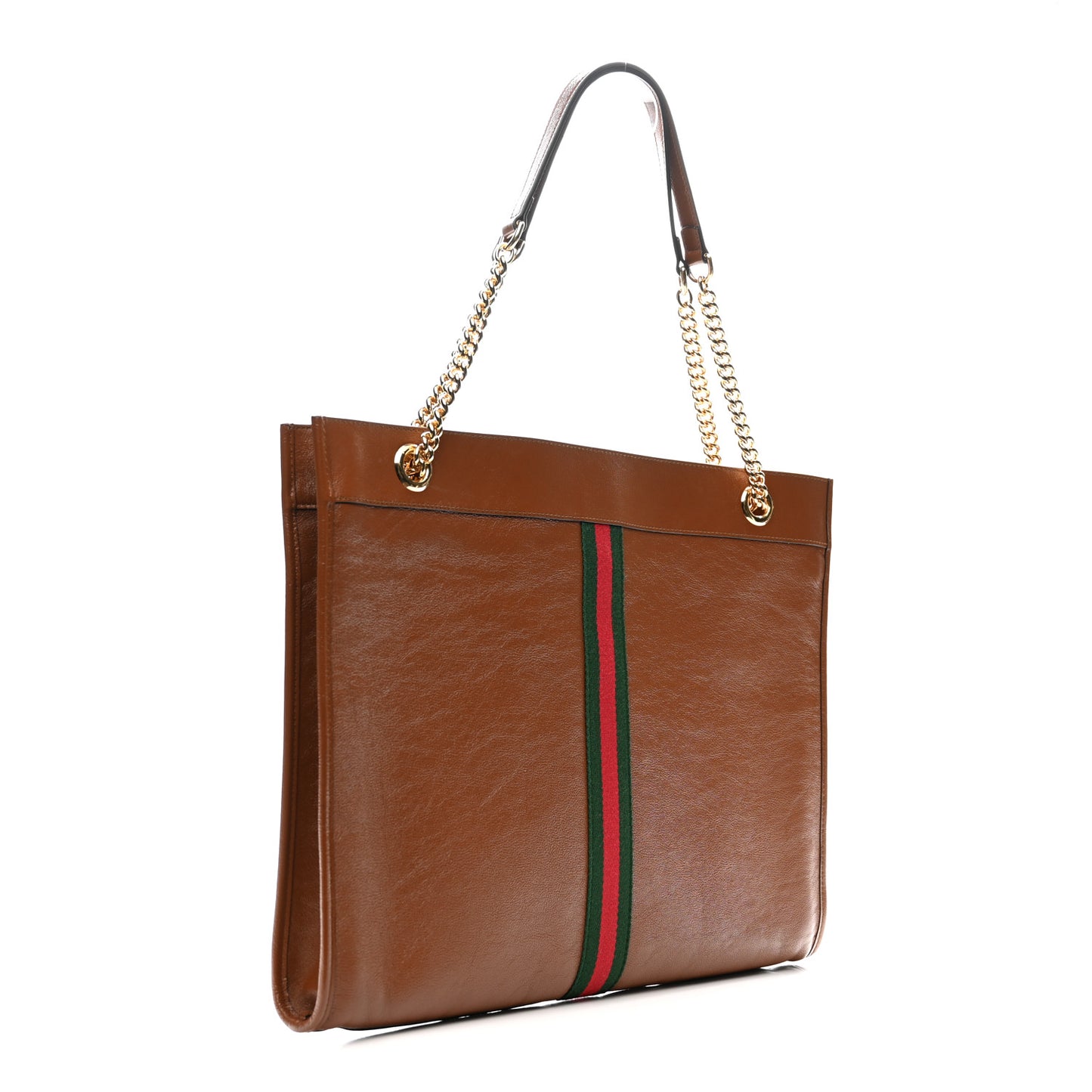 Calfskin Large Rajah Chain Tote Cuir