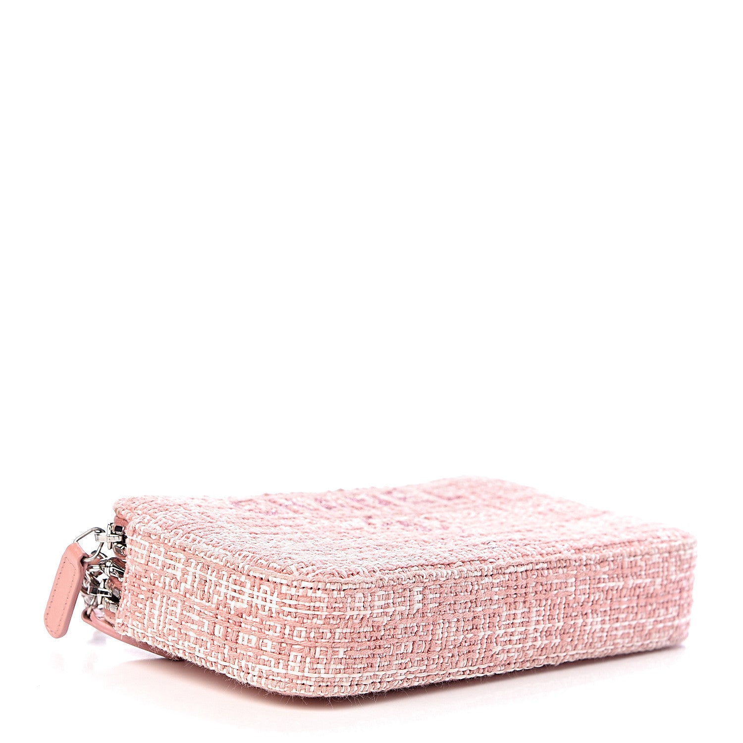 Chanel Canvas Small Deauville Clutch With Chain Pink 4 of 13