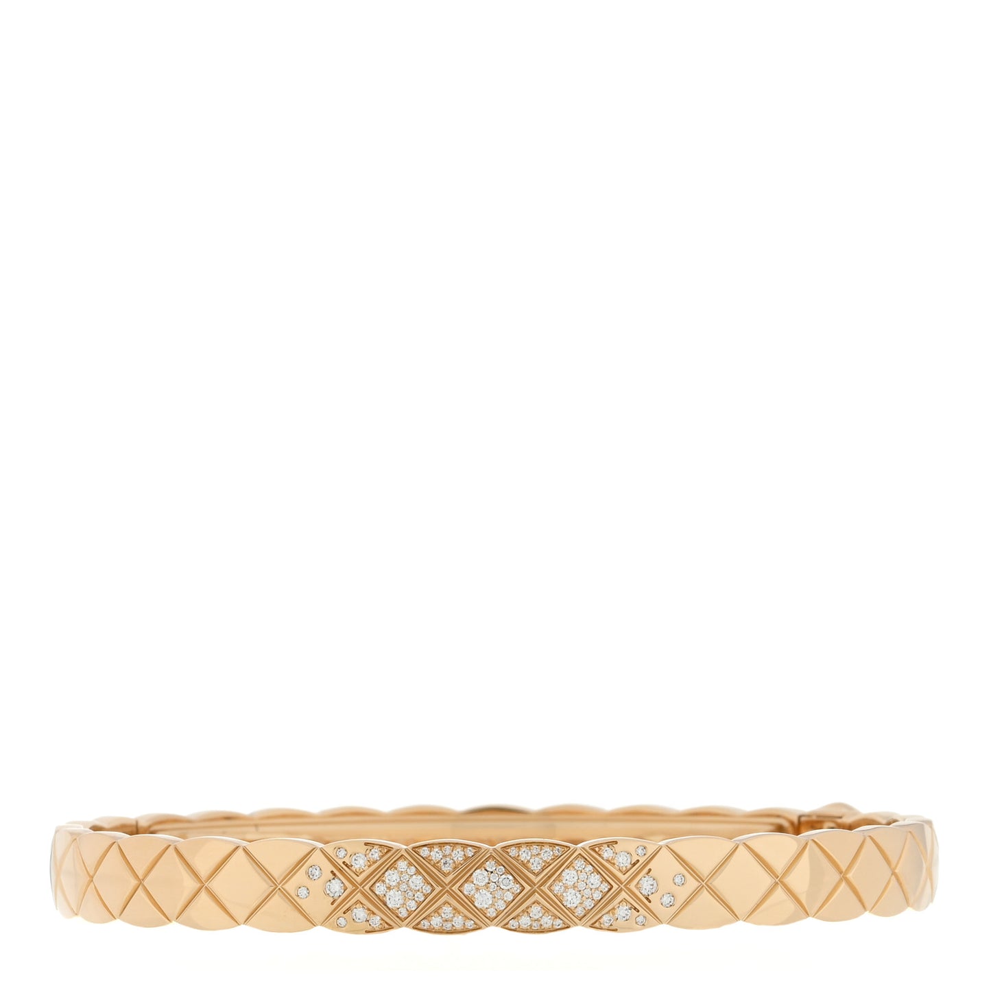 18K Yellow Gold Diamond Coco Crush Bracelet L