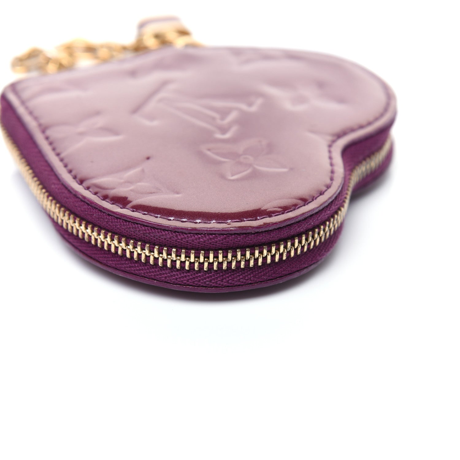 Louis Vuitton Vernis Heart Coin Purse Violet 8 of 15