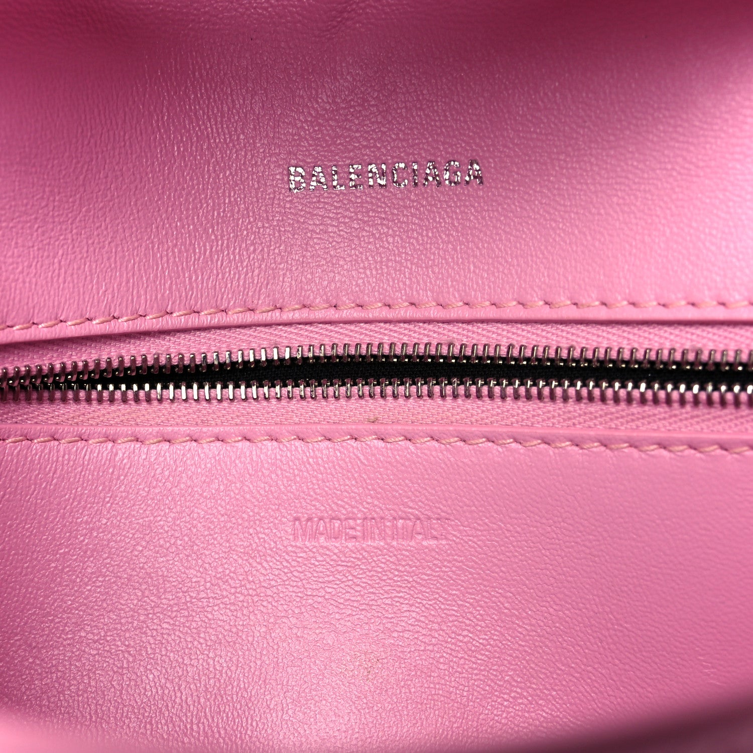 Balenciaga Semi Shiny Smooth Calfskin Small Downtown Shoulder Bag Candy Pink 7 of 14