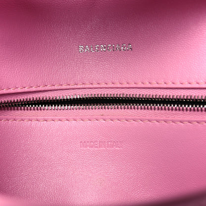 Balenciaga Semi Shiny Smooth Calfskin Small Downtown Shoulder Bag Candy Pink 7 of 14
