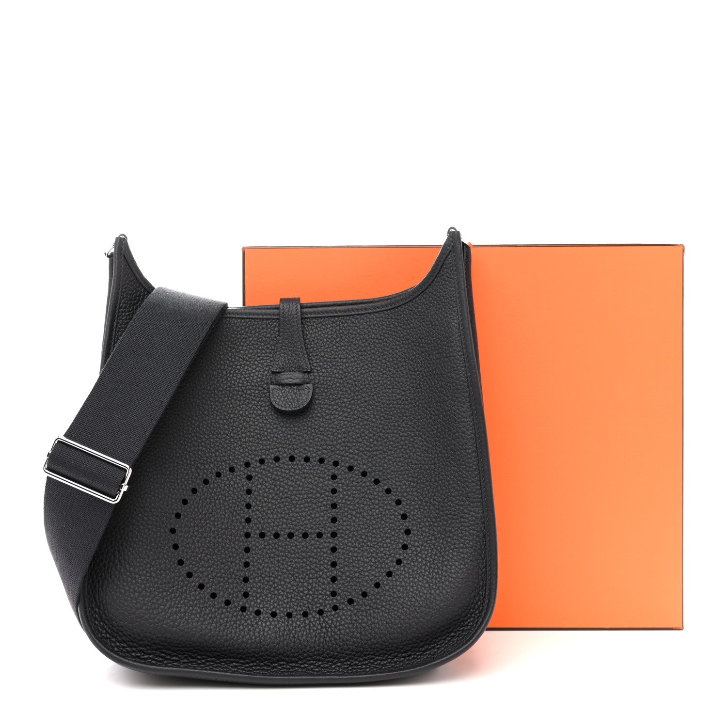 Hermes Taurillon Clemence Evelyne III PM Caban 11 of 11