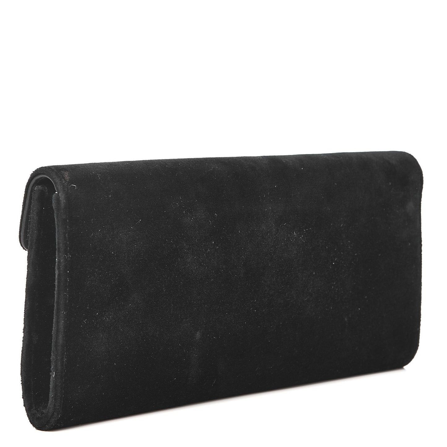 Suede Dionysus Clutch Nero Black