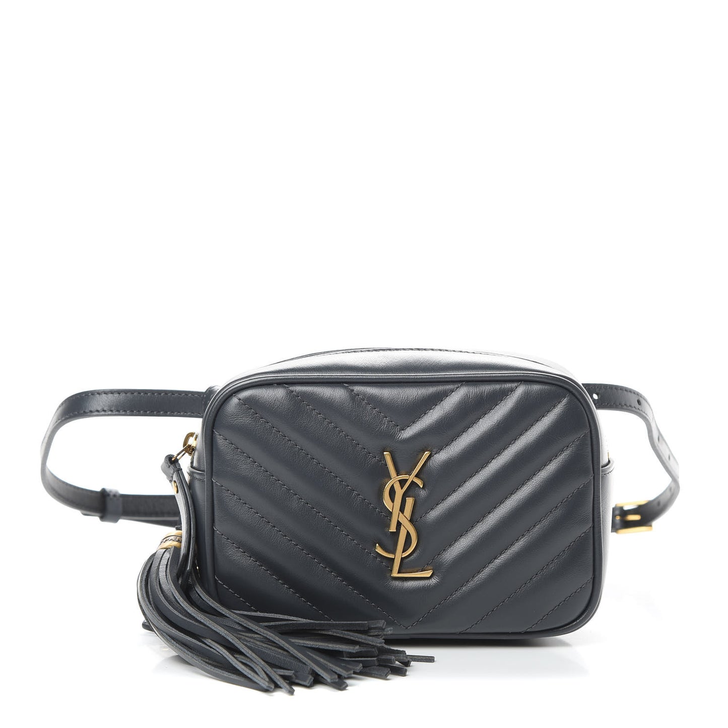 Calfskin Matelasse Monogram Lou Belt Bag Smog