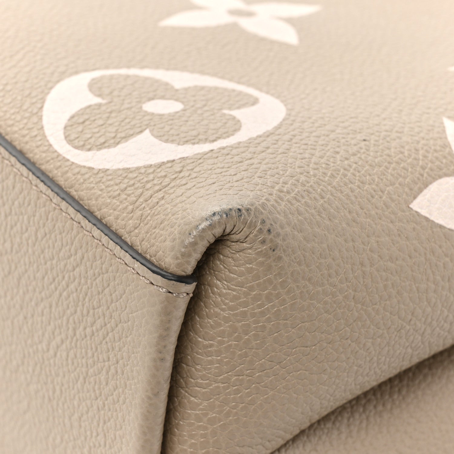 Louis Vuitton Empreinte Monogram Giant Madeleine MM Dove Grey Beige 14 of 15