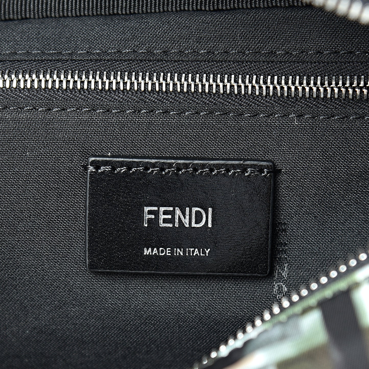 Nylon CamouFF Belt Bag Black Multicolor