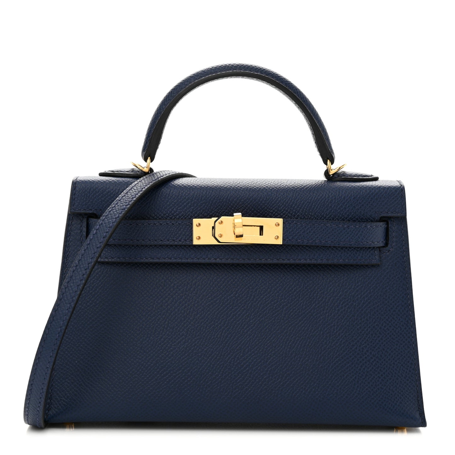 Epsom Mini Kelly Sellier 20 Bleu Navy