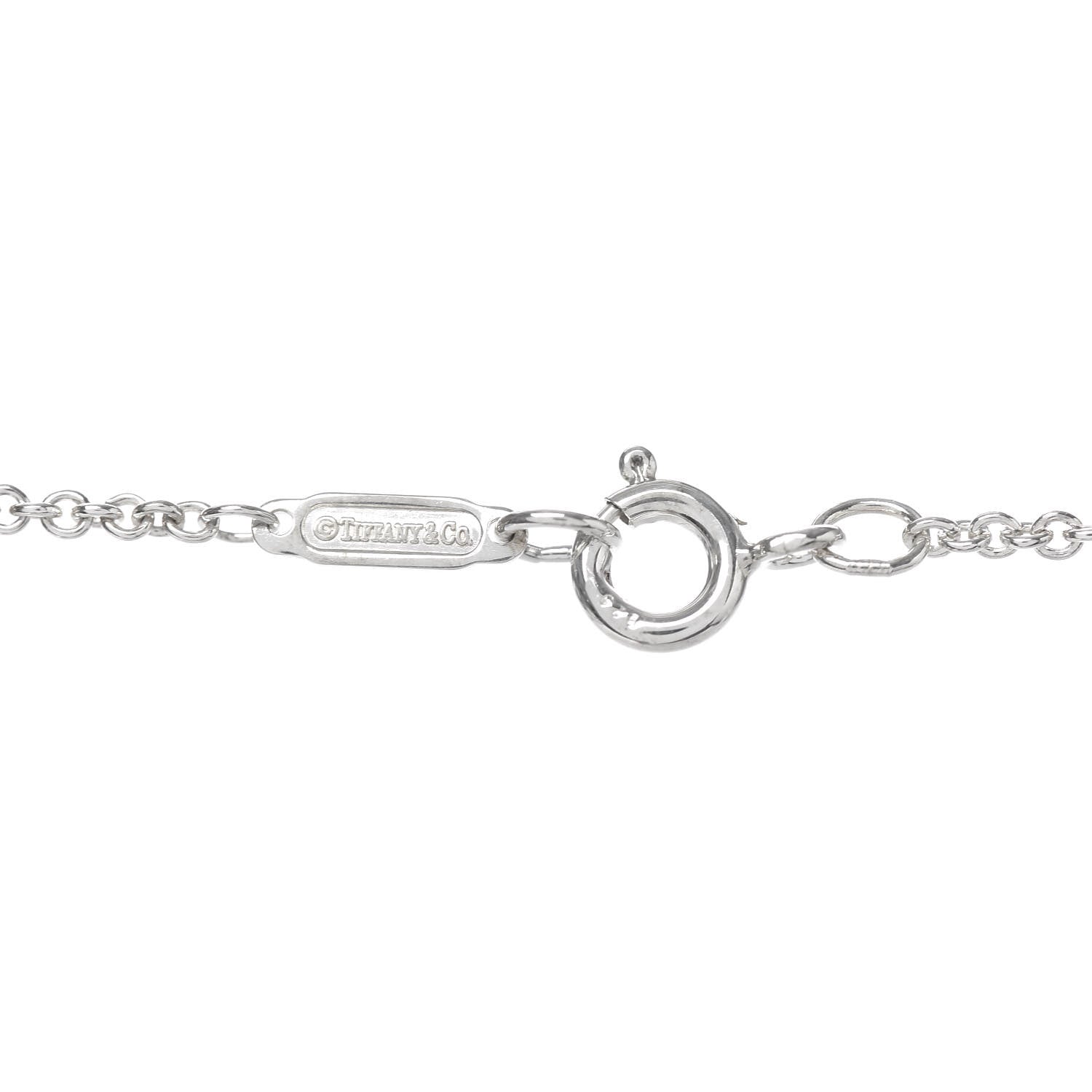 Tiffany Sterling Silver Round 1837 Pendant Necklace 5 of 5