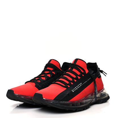 Givenchy Calfskin Spectre Low Runners Sneakers 41 Red Black 3 of 11