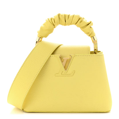 Louis Vuitton Taurillon Mini Chouchou Capucines Jaune 1 of 9