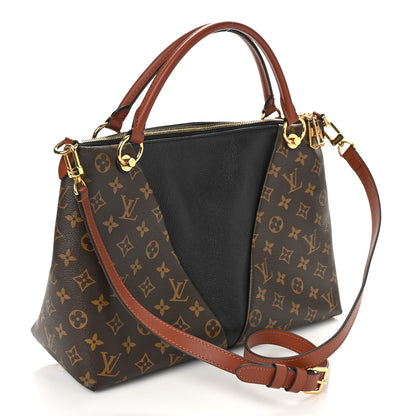 Louis Vuitton Monogram V Tote MM Black 3 of 8
