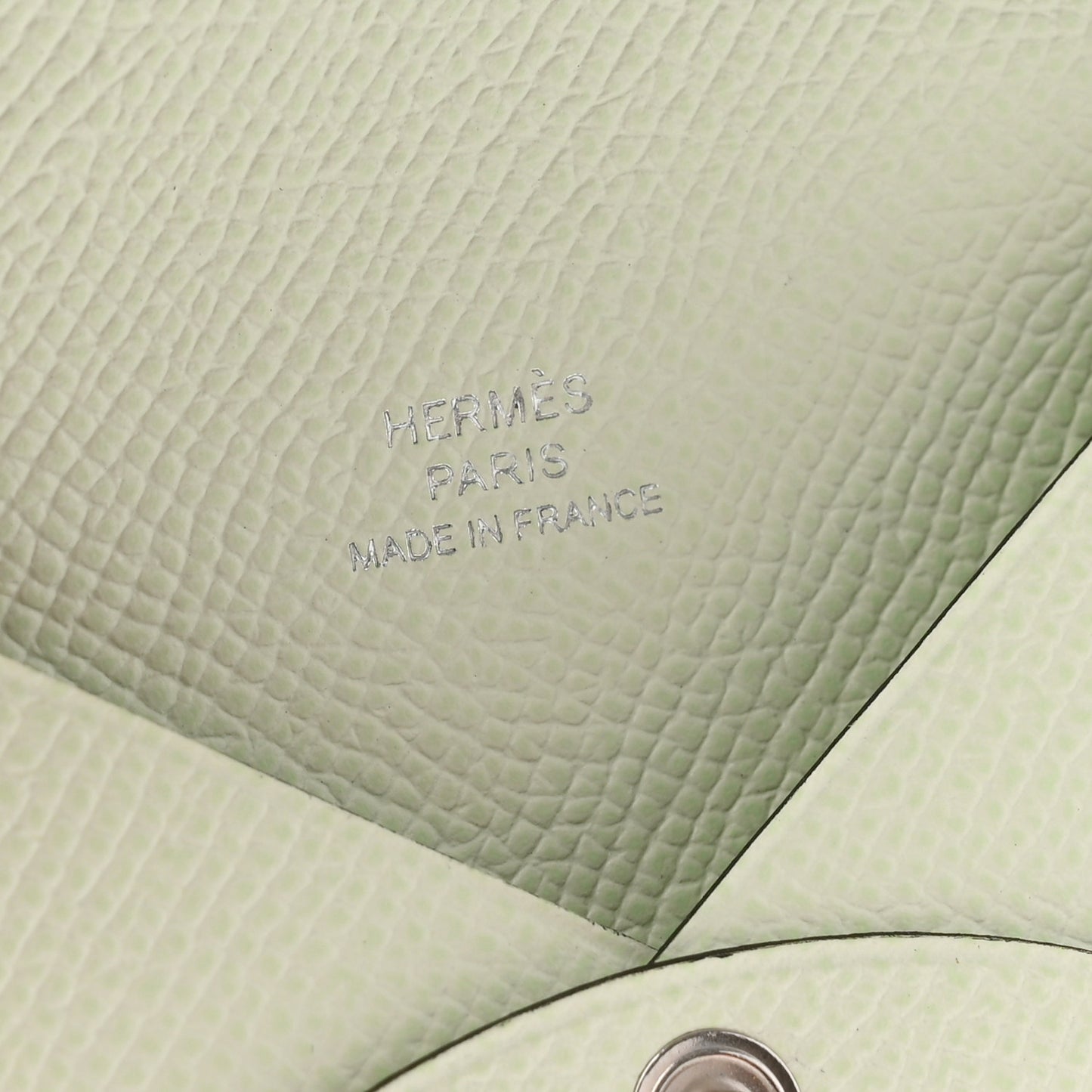 Epsom Calvi Card Case Vert Fizz