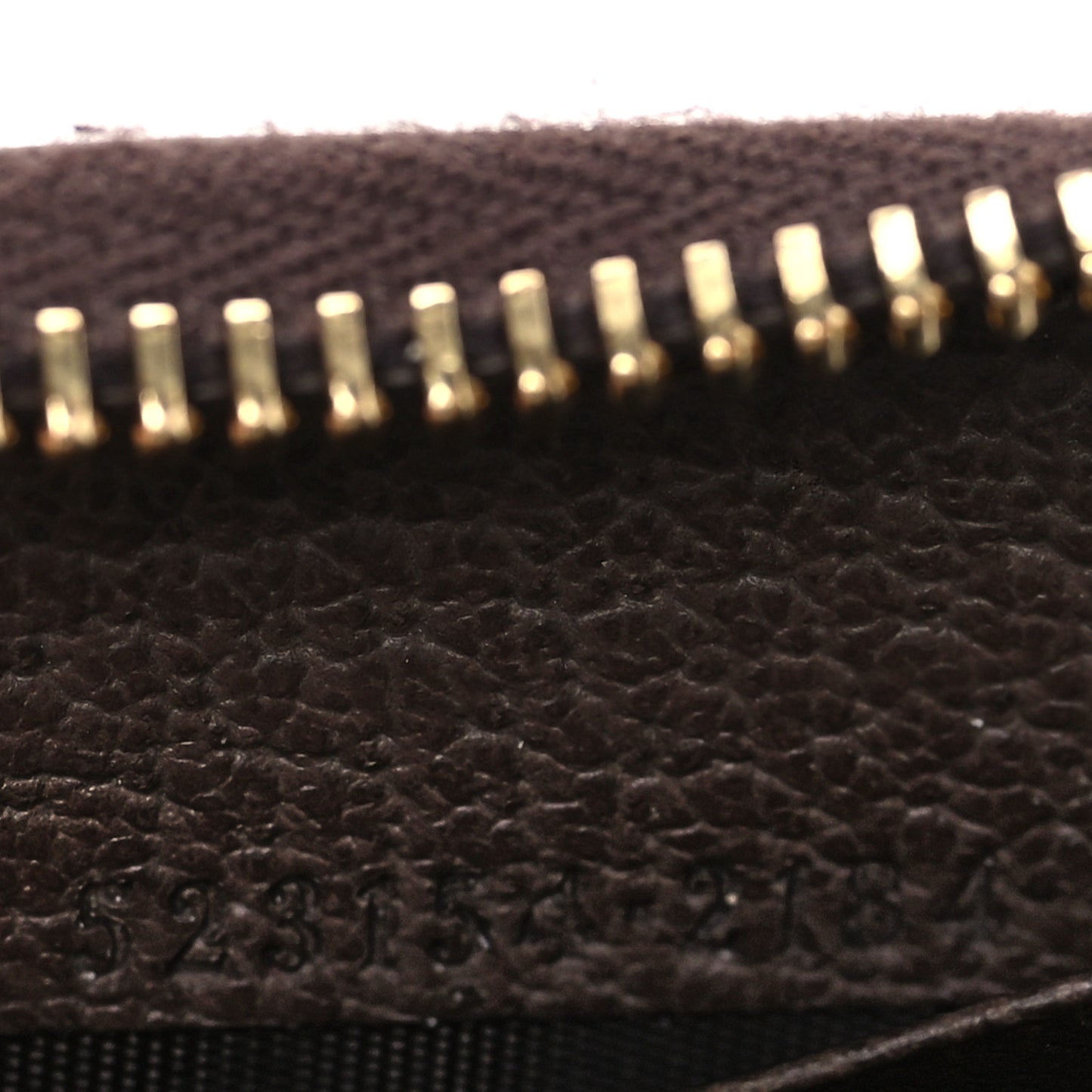 GG Supreme Monogram Web Ophidia Zip Around Wallet Brown