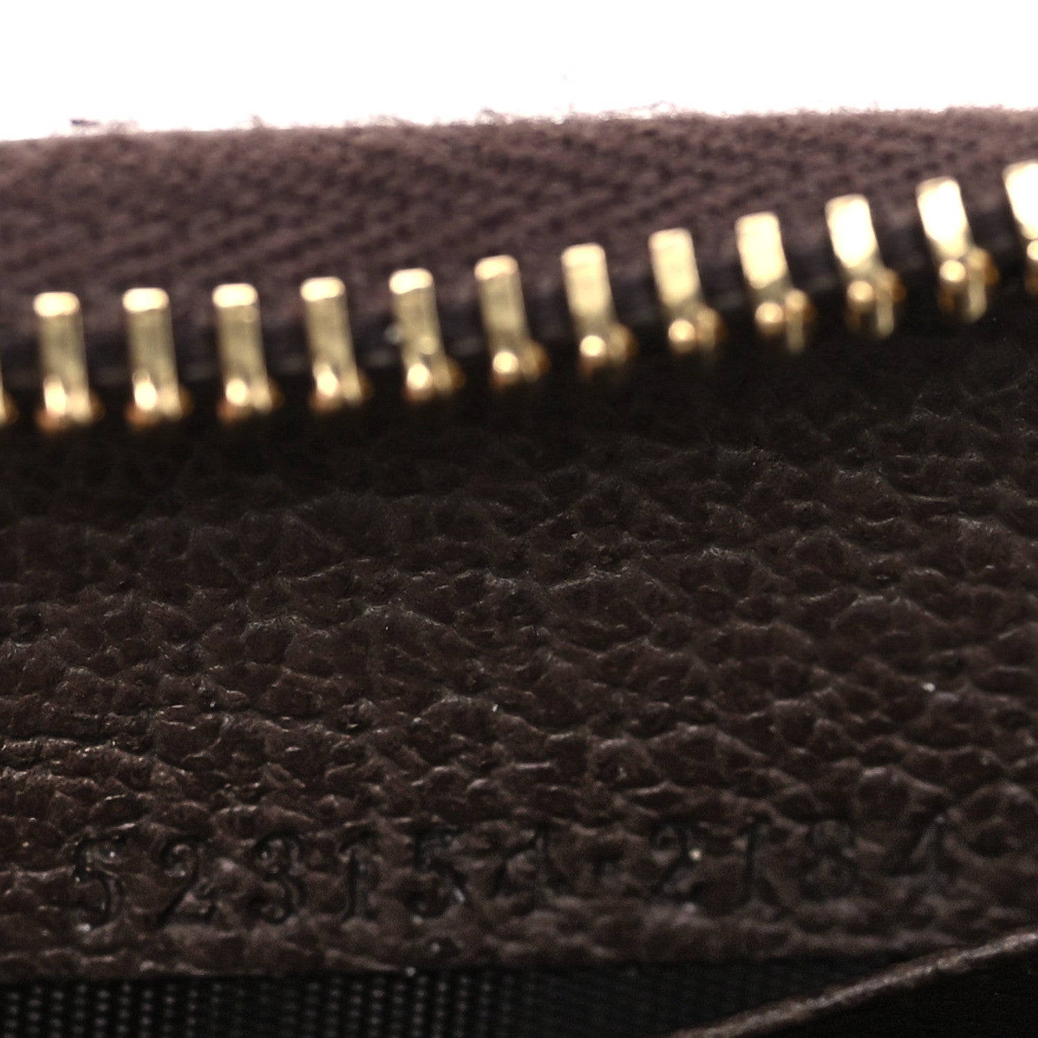 Gucci GG Supreme Monogram Web Ophidia Zip Around Wallet Brown 6 of 7