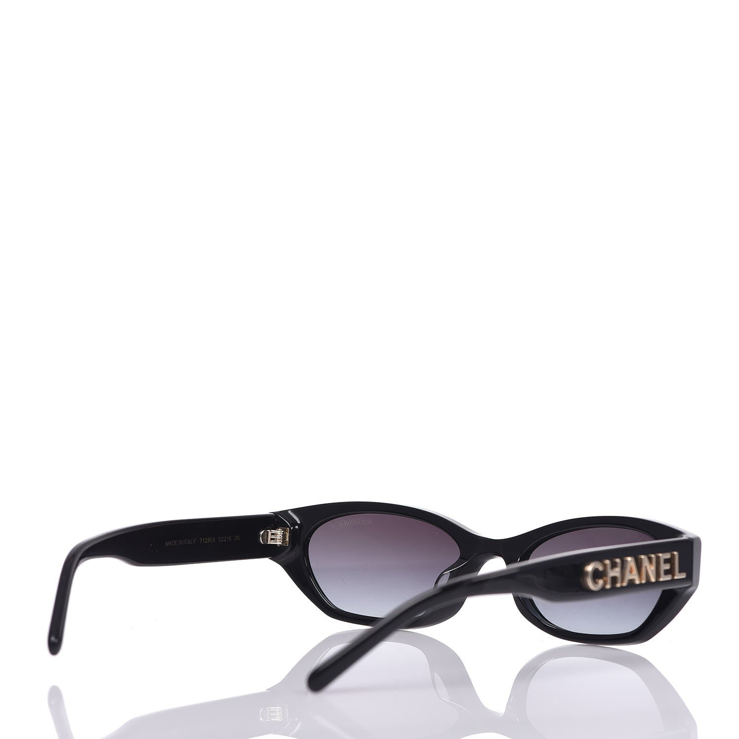 Chanel Rectangle Sunglasses A71280 Black 4 of 7