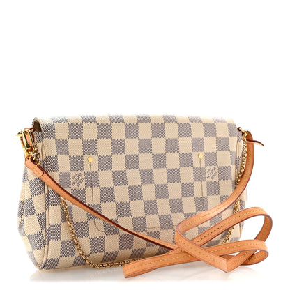 Louis Vuitton Damier Azur Favorite MM 3 of 12