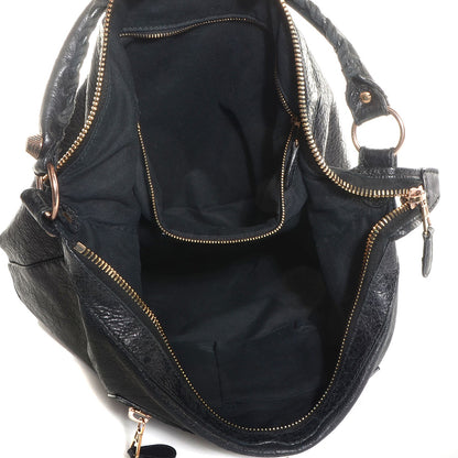 Balenciaga Agneau Giant 12 Rose Gold Hardware Day Hobo Black 5 of 12