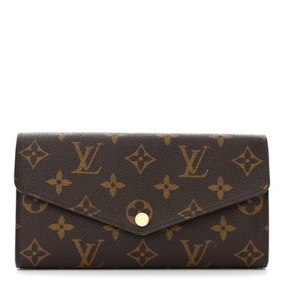 Louis Vuitton Monogram Sarah Wallet NM 1 of 9