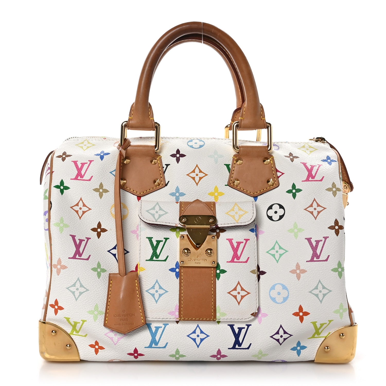 Louis Vuitton Monogram Multicolor Speedy 30 White 1 of 10