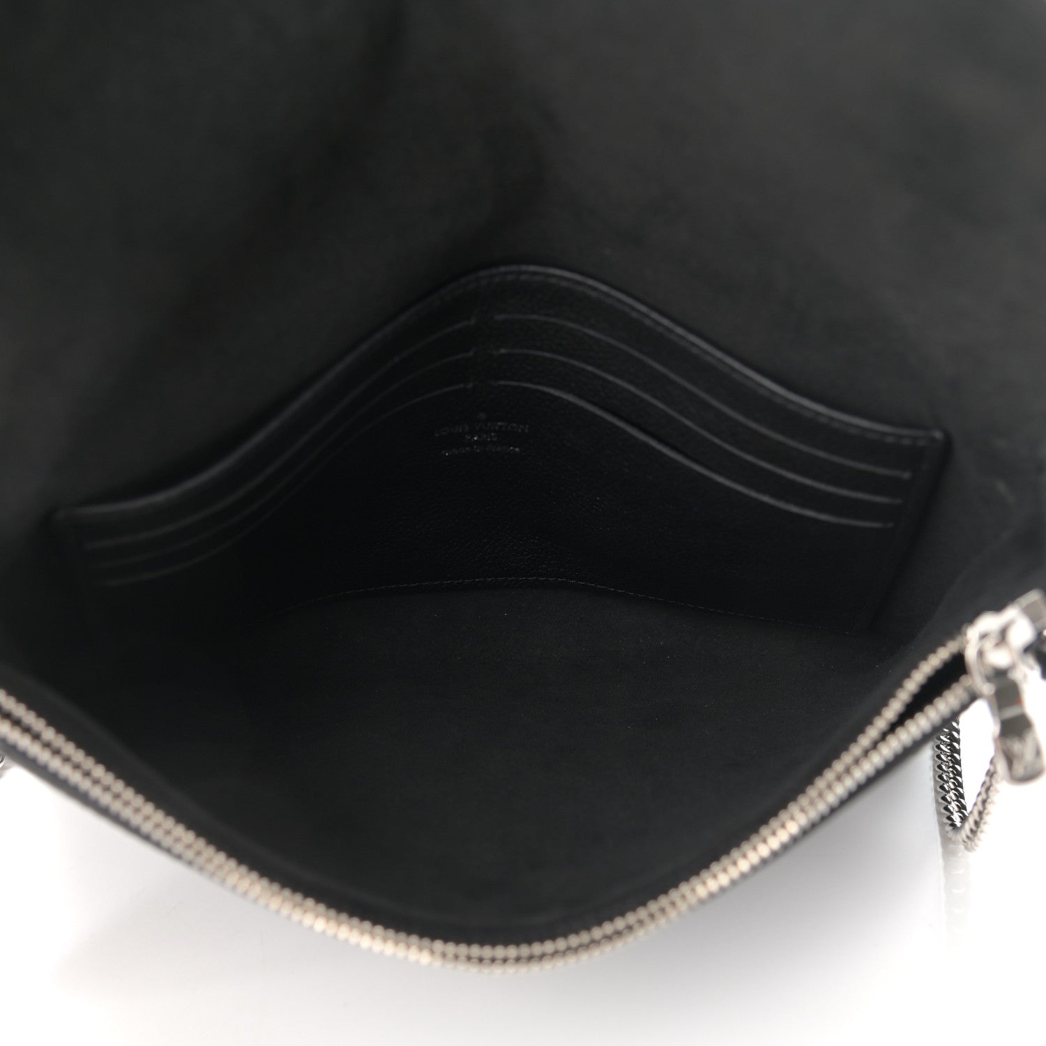 Louis Vuitton Soft Calfskin My Lockme Pochette Black 5 of 10