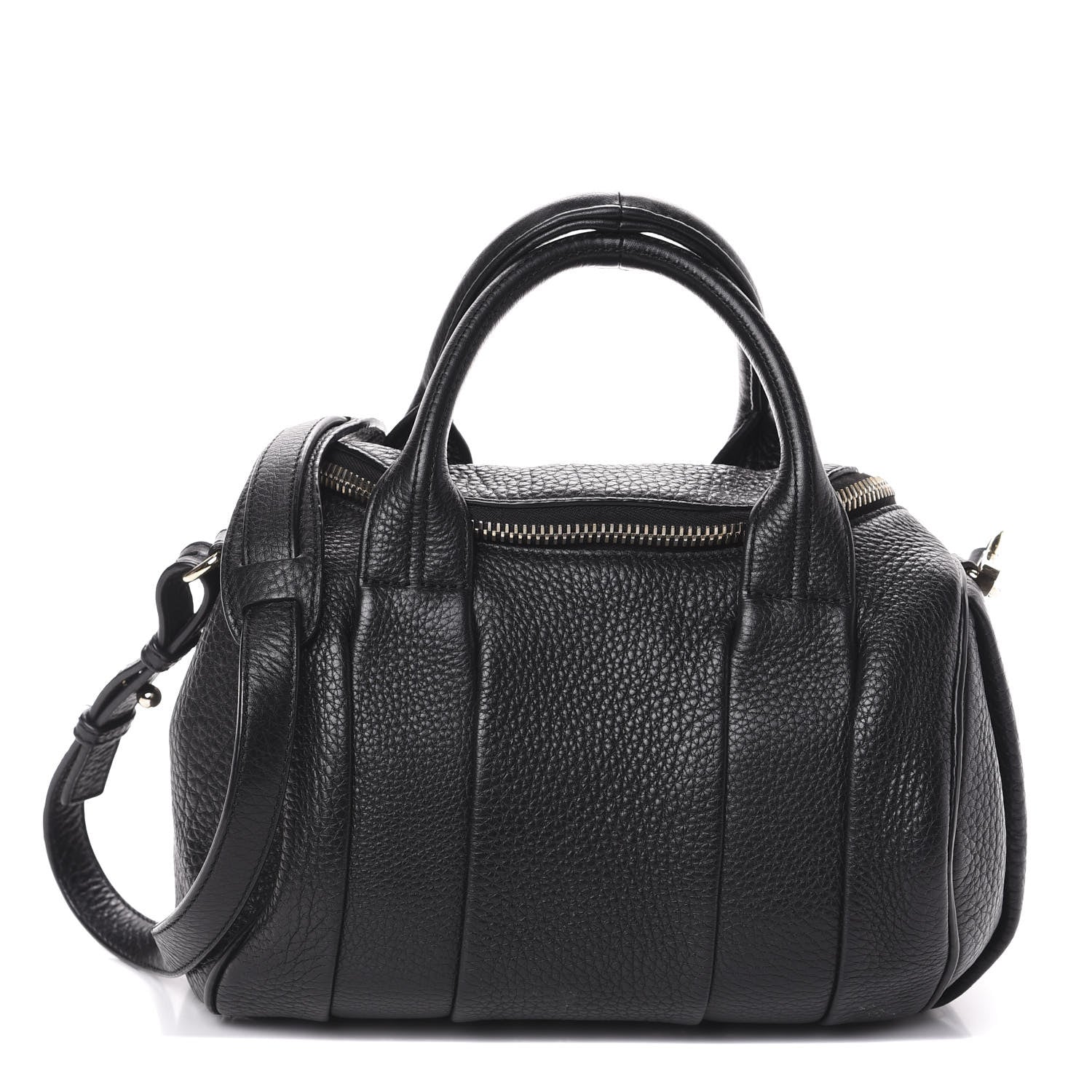Alexander Wang Pebbled Lambskin Rockie Black Pale Gold Hardware 1 of 10