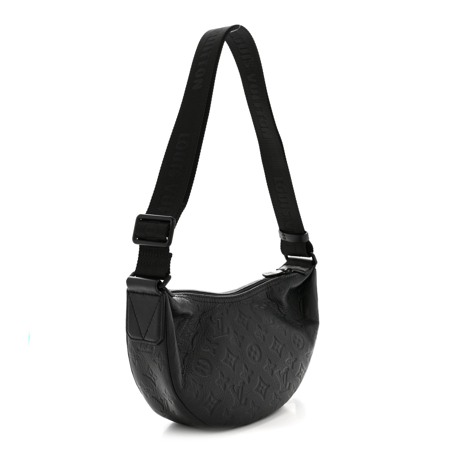 Louis Vuitton Monogram Shadow Hamac Bag PM Black 3 of 9