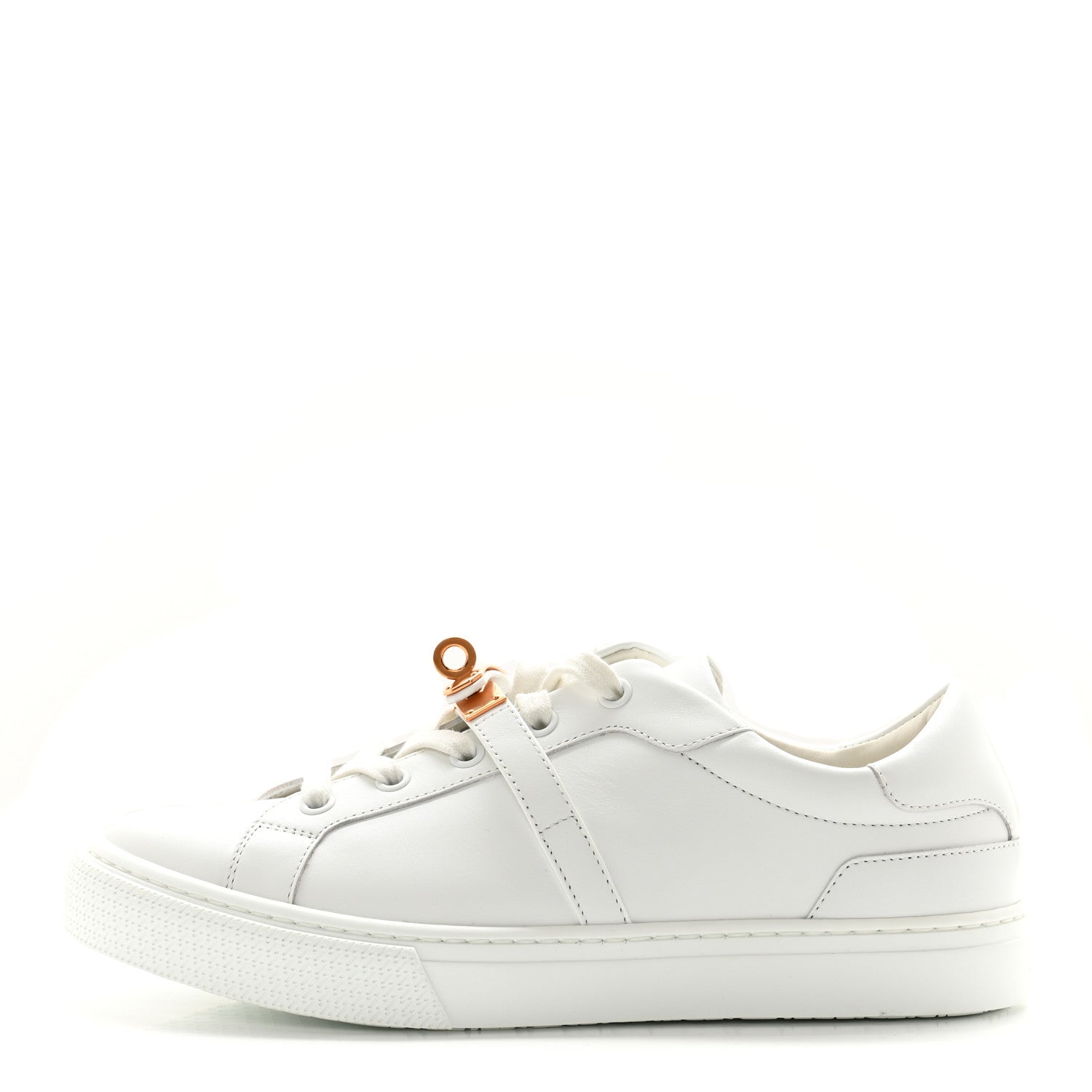 Hermes Calfskin Day Sneakers 37.5 White 1 of 11