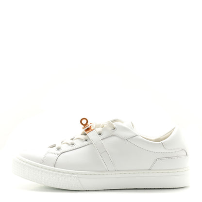 Hermes Calfskin Day Sneakers 37.5 White 1 of 11