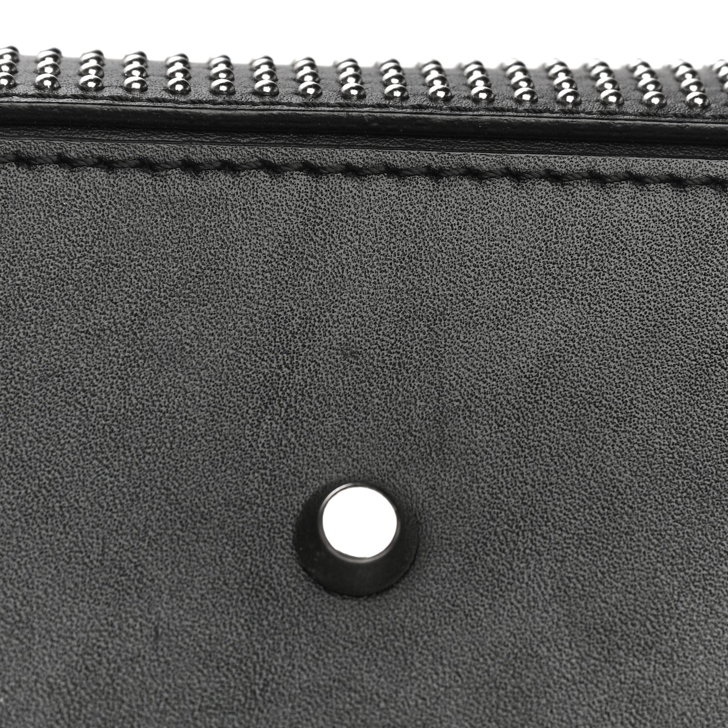 Alexander McQueen Calfskin Studded Mini Heroine Top Handle Bag Black 11 of 35
