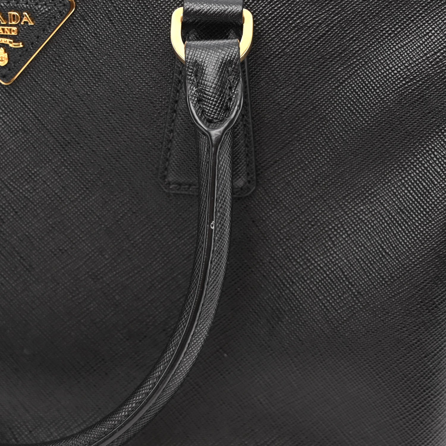 Prada Saffiano Medium Galleria Double Zip Tote Black 10 of 10